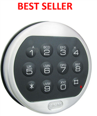 Hyosung Kaba/LaGard Basic II Swingbolt Electronic Lock w/Satin Chrome Keypad