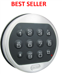 Hyosung Kaba/LaGard Basic II Swingbolt Electronic Lock w/Satin Chrome Keypad