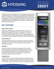 Hyosung Force TTW ATM Series
