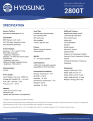 Hyosung Force TTW ATM Series