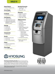 Hyosung Halo II ATM Series