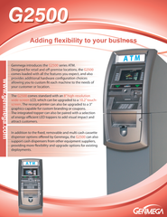 Genmega G2500 ATM Series