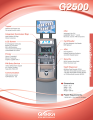 Genmega G2500 ATM Series